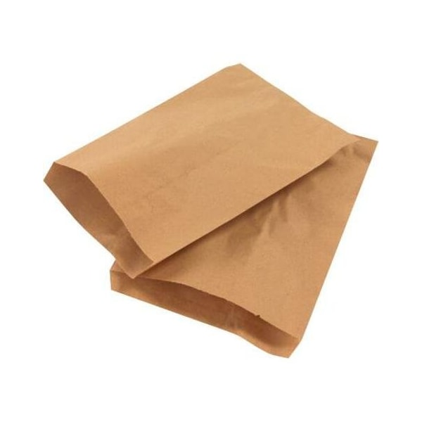 Partners Brand Flat Merchandise Bags, 10" x 13", Kraft, PK1000 BGM104K - main