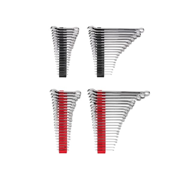Tekton Stubby and Standard Length Comb. Wrench Set 82pc (1/4 - 1-1/4 in., 6 - 32 mm, Common Sizes) WCB95911 - main