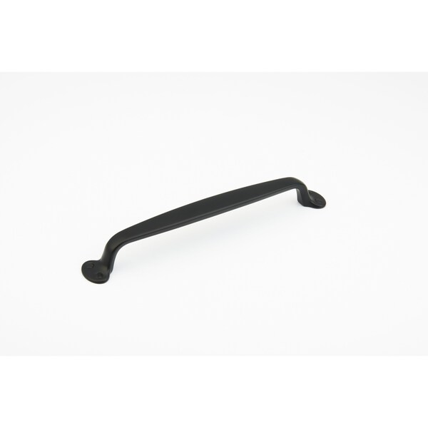 Schaub 12in Center to Center Country Appliance Pull Flat Black Finish 746-FB - main