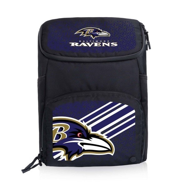 Picnic Time Family Of Brands NFL Baltimore Ravens - PTX 2.0 Tarana Recycled Backpack Cooler 633-02-179-034-2 - main
