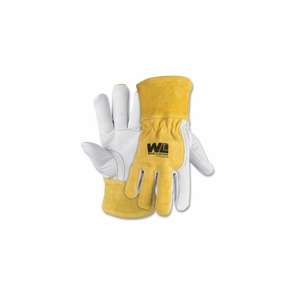 Wells Lamont Premium Leather MIG Welding Gloves, Goatsking, Large, Gautlet Cuff, A2, 6PK 815-Y3032L - main