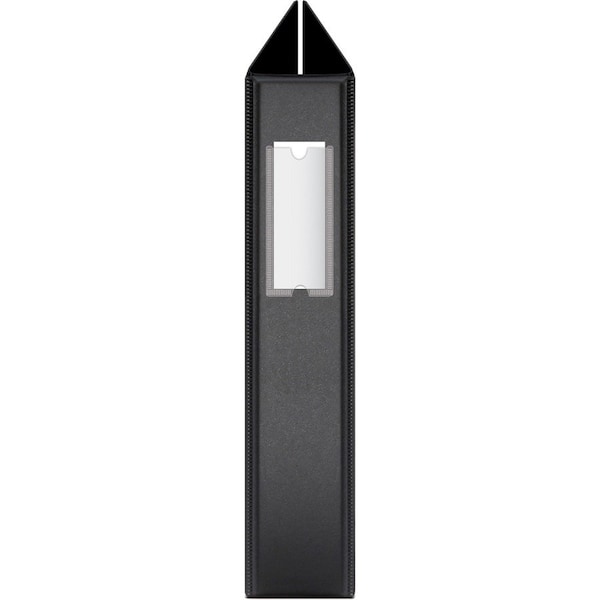 Business Source Ring Binder, Black, Clear Sleeve BSN33109 - main