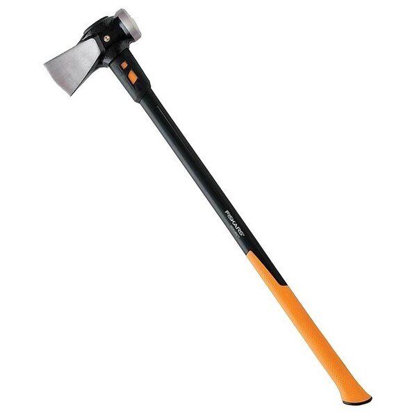 Fiskars IsoCore 7511101001 Wood Splitting Maul, Premium Head, 128 oz Head, Steel Head, Wood Handle 751110-1003/1 - main