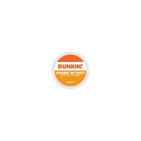 Dunkin K-Cup Caramel Me Crazy Coffee - Compatible with Keurig Brewer - Medium - K-Cup, 4PK 5000364900 - main
