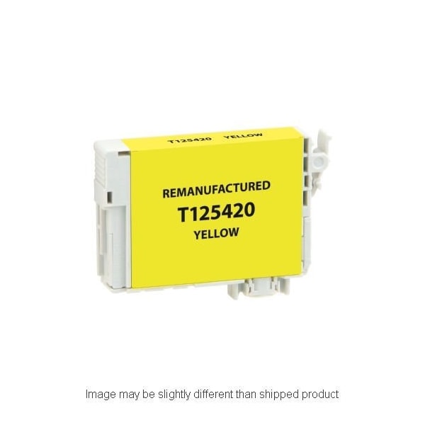 Epson Replacement, YELLOW Compatible InkJet Ink, 395 page yield T125420 - main