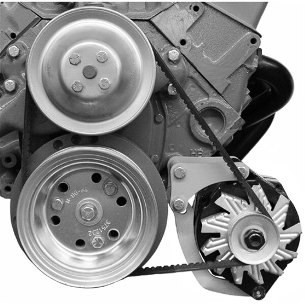 Active Athlete 206L Alternator Bracket for Small Block Chevy Short Water Pump - Left Hand Low Mount AC1391733 - main