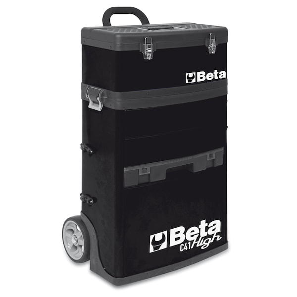 Beta Tool Cart, Black, Sheet Metal, 19-1/2 in W x 16 in D x 36 in H 041000005 - main