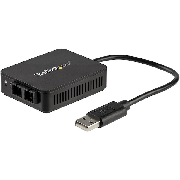 Startech.Com USB TO FIBER OPTIC CONVERTER - USB TO FIBER NETWORK/ LAN - 100BASE FX, 100MBPS, US100A20FXSC - main