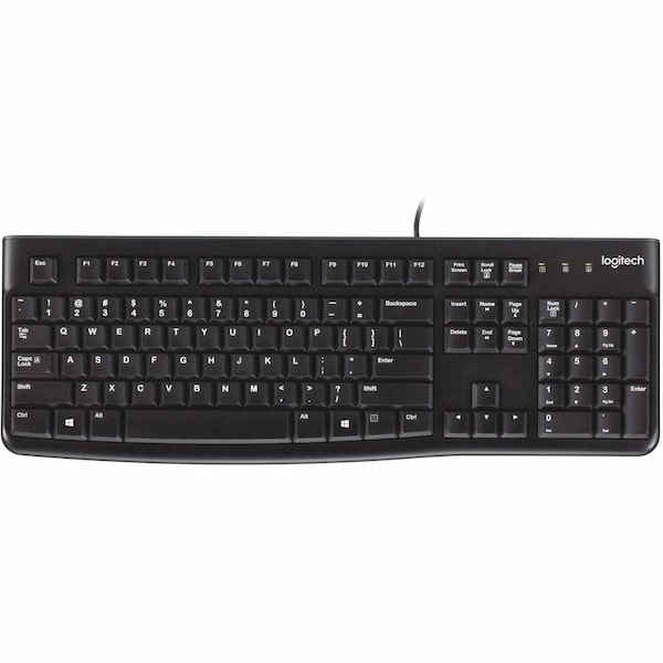 Logitech K120 CORDED IS RELIABLE AND DURABLE, EQUIPPED WITH A NUMBER PAD WITH AN EASY-TO- 920-002478 - main