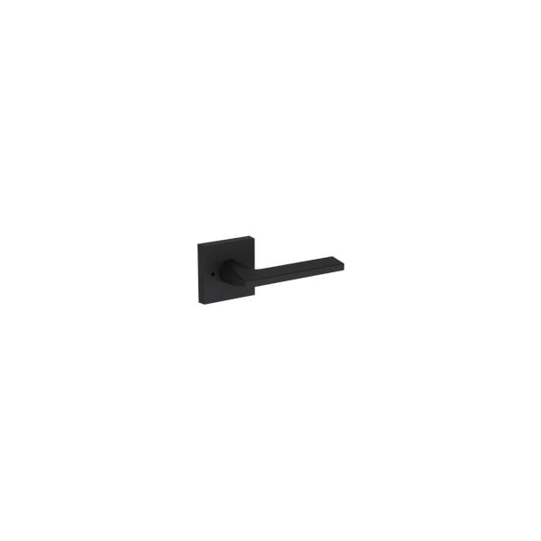 Baldwin Residential Door Levers Privacy Reversible Satin Black PVANACSR190 - main