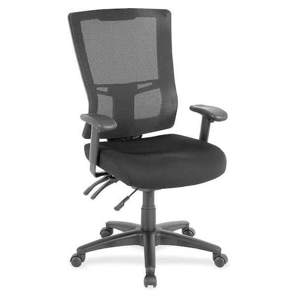 Lorell High-Back Mesh Chair - Black 85561 - main