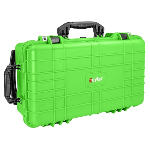 Eylar 22in Carry-On Travel Roller Gear Hard Case Waterproof w/ Foam Neon Green SA00034-NGRN - main