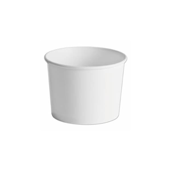 Huhtamaki Foodservice Paper Food Container, 64oz, White, 250PK 863-60164 - main
