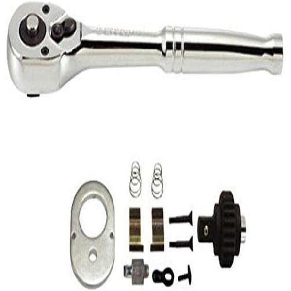 Kt Pro 5-1/2" Drive 1/4" Drive Reversible Ratchet Polish with Quick Release, Chrome Molybdenum Alloy Steel C4261-55P - main
