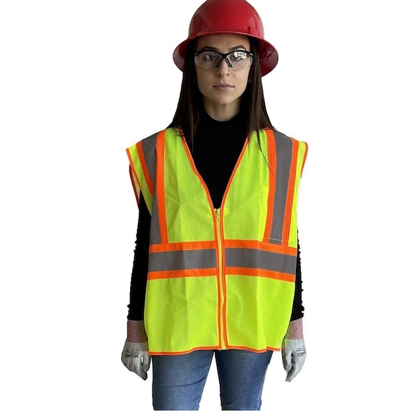 Cordova Safety Vest, Type R, Class 2, Lime Mesh VZ251PL - main