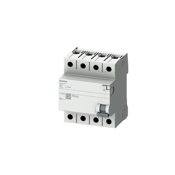 Siemens residual current operated circuit breaker 4-pole 5SV5646-6 - main