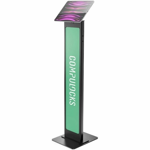 Compulocks UNIVERSAL INVISIBLE MOUNT BRANDABLE FLOOR STAND BLACK 140BSMP01B - main