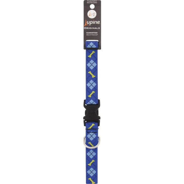 Lupine 1'' Woven Pattern Dapper Dog 16'' to 28'' Adjustable Collar 41853 - main