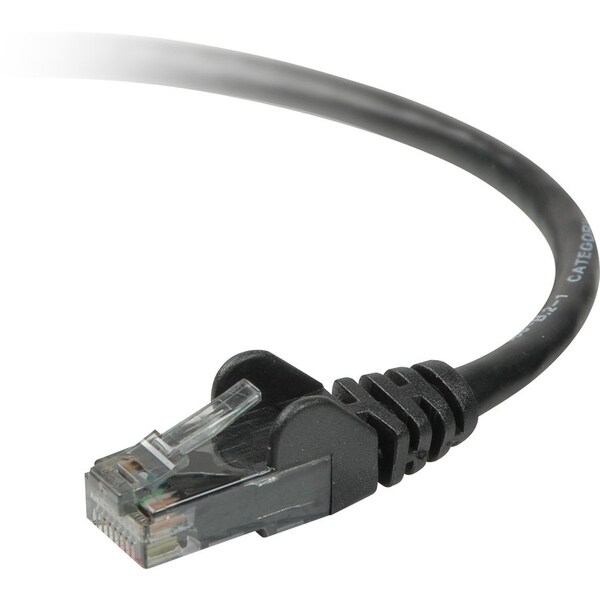 Belkin CAT6 patch cable RJ45M/RJ45M 4ft black A3L980-04-BLK-S - main