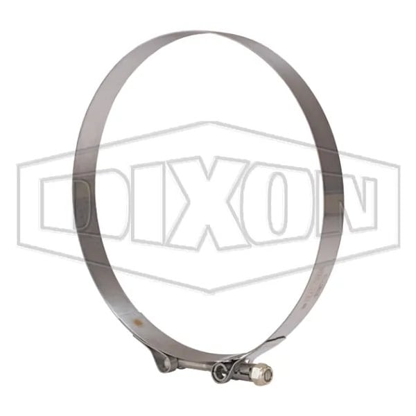 Dixon T-Bolt Clamp, 7.25 to 7.56 in Nominal, 0.025 in Thick, 300 Stainless Steel STBC750 - main