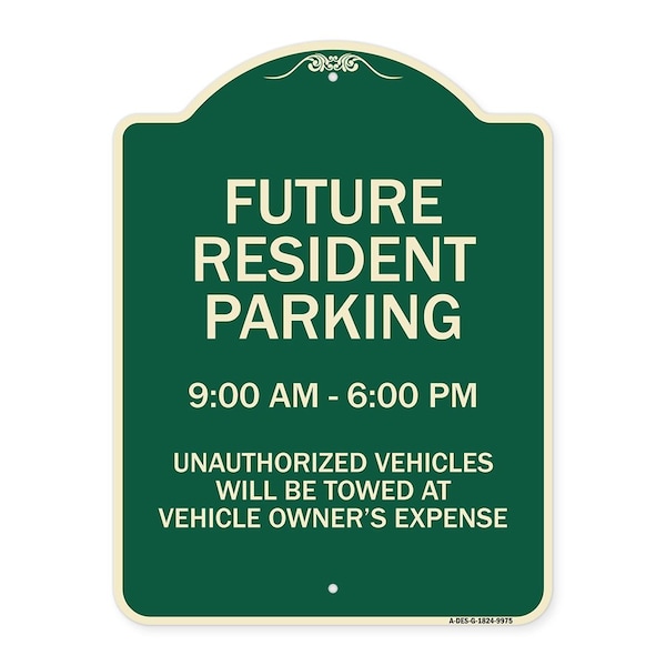 Signmission Green, 18 Inch x 24 Inch, Heavy Gauge Aluminum A-DES-G-1824-9975 - main