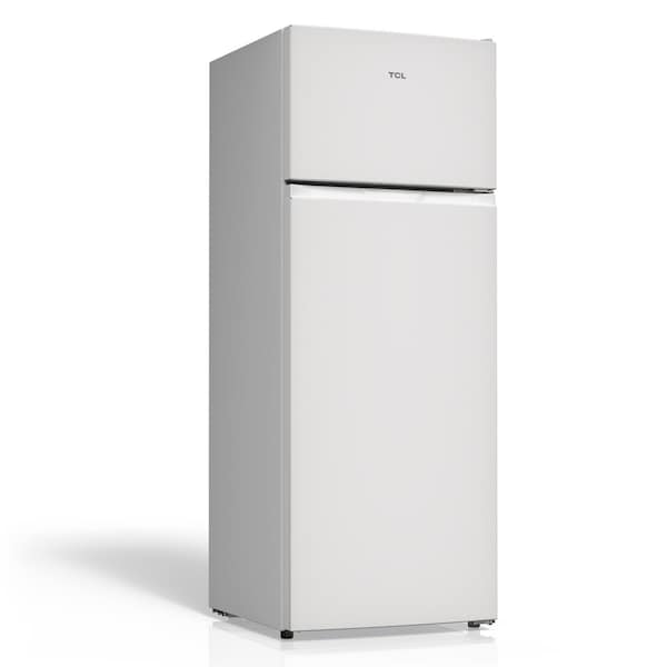 Tcl 7.3 Cu. Ft. Double-Door Refrigerator with Freezer, White TRT07T4AW - main