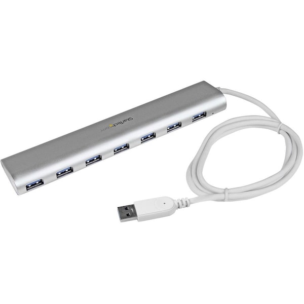 Startech.Com 7-Port USB Hub, USB A to 7x USB-A Ports, USB 5Gbps, Self-Powered, Portable Laptop USB 3.0 Hub ST73007UA - main