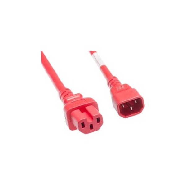 Unc Group POWER- CORD C14 TO C15 15AMP RE PWCD-C14C15-15A-08F-RED - main