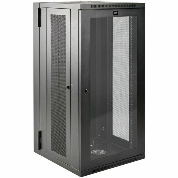 Eaton Tripp Lite Series SmartRack 26U UPS-Depth Wall-Mount Half-Height Rack Enclosure, Clear SRW26USDPG - main