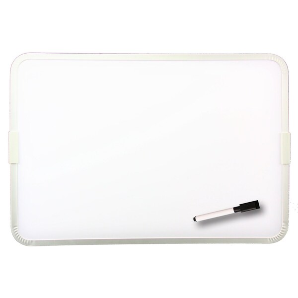 Flipside Two-Sided Aluminum Framed, Magnetic Dry Erase Board w/Pen, 9" x 12" 18732 - main