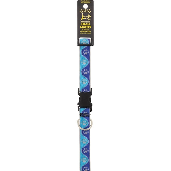 Lupine HL 1'' Reflective Blue Paws 16 to 28'' Adjustable Collar 48453 - main