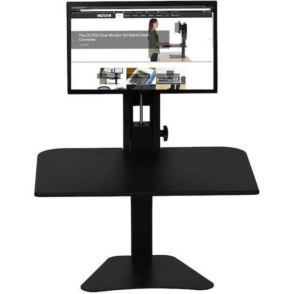 Victor Technology Sit-Stand Desk Converter, Includes Steel Base & Desk Surface DC300 - main