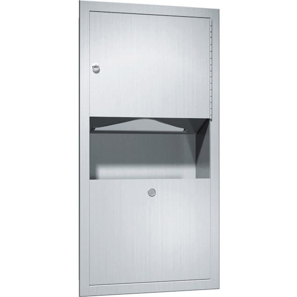 Asi Traditional Recessed Folded Paper Towel Dispenser/Receptacle 0462-AD - main