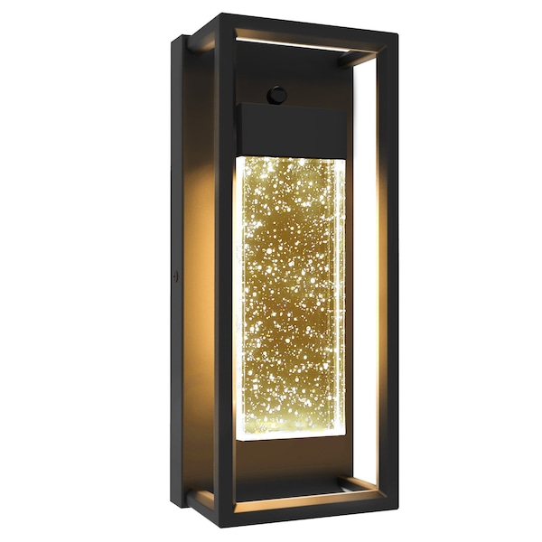 Beyond Led Technology LUXE, LED Crystal Wall Sconce, 12 Watt, 420 LM, Adj CCT 2700K-5000K, 120V, 12.2 inch, IP65 157037 - main