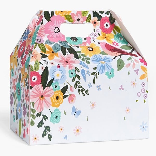 Nashville Wraps Songbird Blooms Gable Box, 9.5x5x5, 6PK SBBGB - main