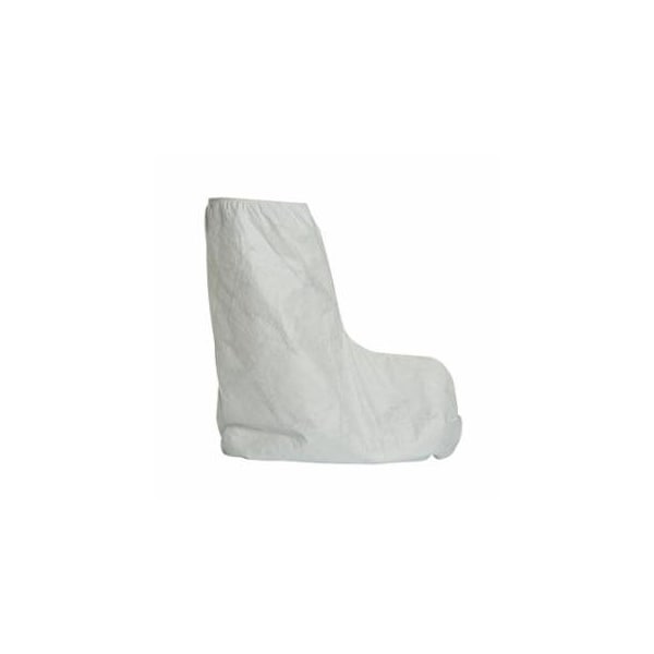 Dupont Tyvek Boot Cover with Skid-Resistant Sole, Large, White, 50PK 251-TY454S-LG-SR - main