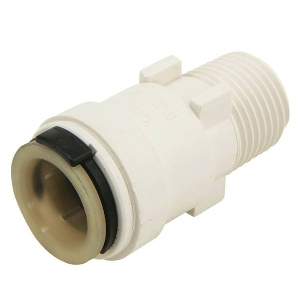 Watts 35 Series 3501-1014 Connector, 1/2 x 3/4 in, CTS x MGHT x Male, Polysulfide, 250 psi Pressure 3501-1014/P-614C - main