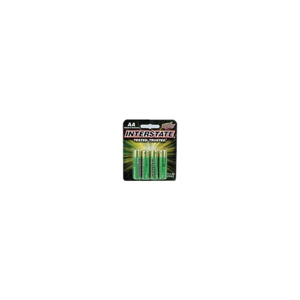 Interstate Batteries BATTERYALKALINE - AA, 4PK DRY0030 - main
