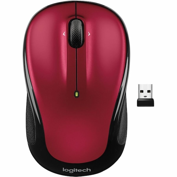 Logitech M325S Mouse, Wireless, Red 910-006830 - main