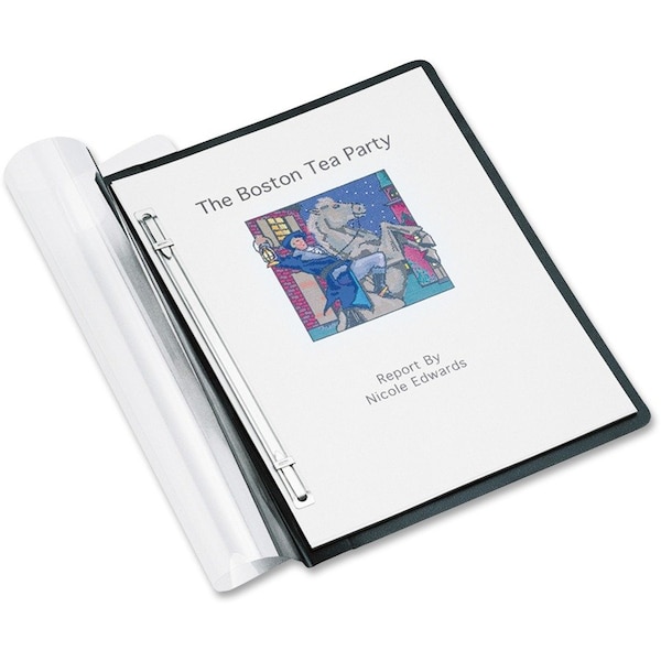 Acco HIDE Letter Recycled Report Cover, ClBk ACC36251 - main