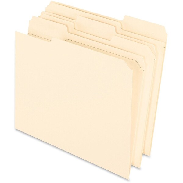 Pendaflex FOLDER, LTR, DBL, 11PT, 1/3, MLA, 100PK R75213 - main