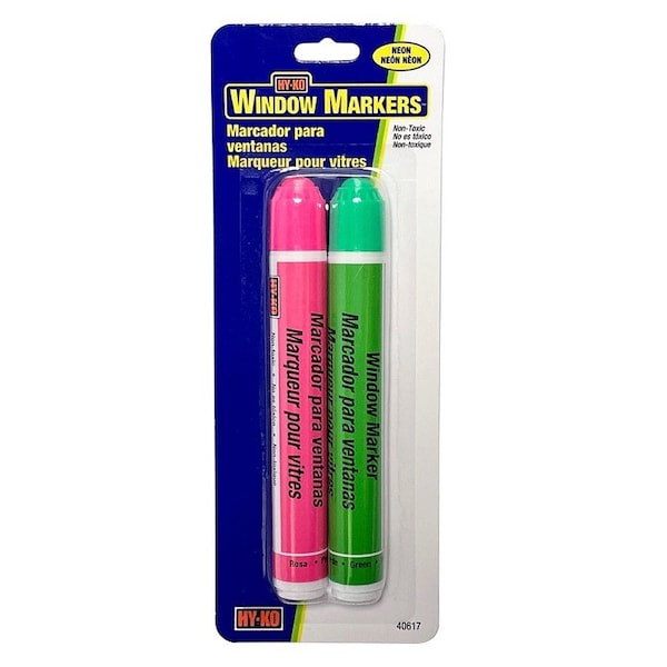 Hy-Ko Prod Co 2Pk Pnk/Grn Wind Marker 40617 - main