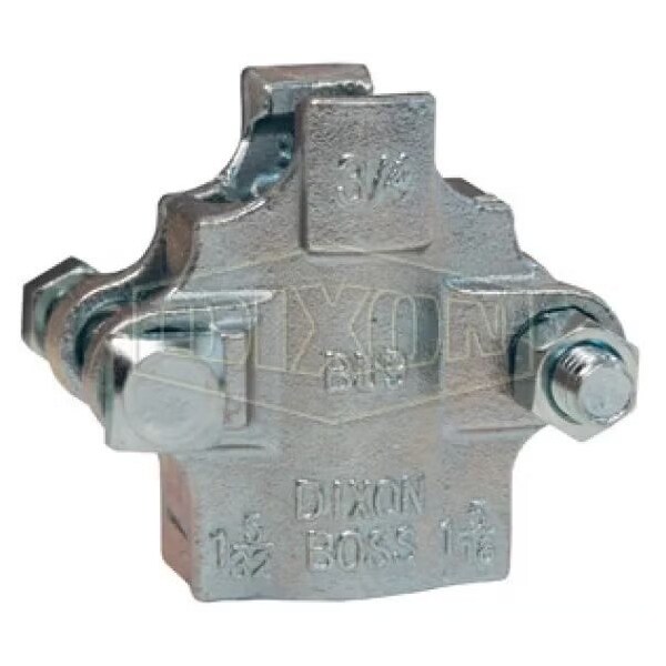 Dixon Boss 2-Bolt Clamp, 1-32/64 to 1-44/64 in Nominal, Carbon Steel Band, Domestic B10 - main