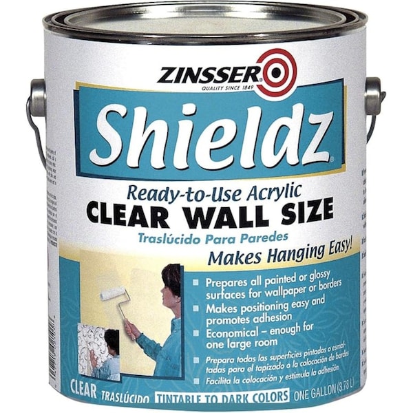 Zinsser ShieldZ Clear Wall Size Acrylic, Clear, 1 Gallon 2101 - main