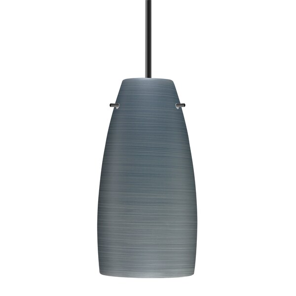 Besa Lighting Besa Tao 10 Pendant, Titan, Black Finish, 1x 9W LED 1JT-1512TN-LED-BK - main