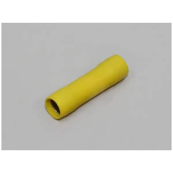 Nichifu Insulated Butt Connector, Flared, Extra Copper Sleeve, AWG 12-10 TMDV B-5.5-YEL - main