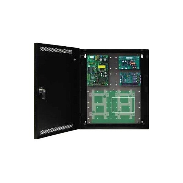 Lifesafety Power 2 Doors, E1 Enclosure, Mercury-Compatible Backplate, 75W Dual Voltage Power Supply FPO75-B100C4PE1M - main