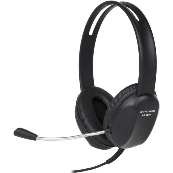 Cyber Acoustics USB Stereo headset braided crd AC-4006 - main