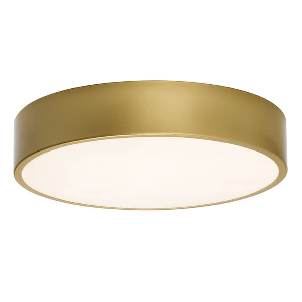 Afx Bailey - LED Flush Mount - 14in - Light Antique Brass BAYF14LAJUDLB - main