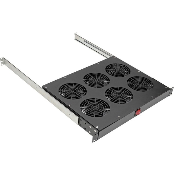Eaton Tripp Lite Series Fan Tray for 19 in. Racks - 1U, 6 120V High-Performance Fans, 576 CFM, C14 Inlet SRFANTRAY6 - main